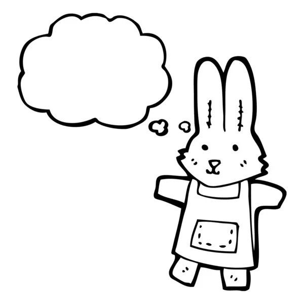 Toy rabbit — Stock Vector