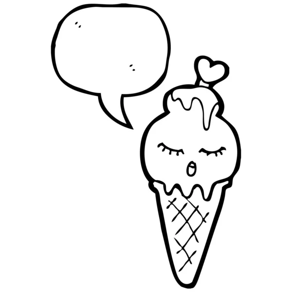 Helado retro — Archivo Imágenes Vectoriales