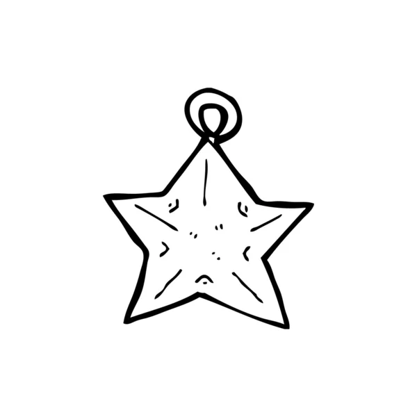 Hvězda dekorace — Stockový vektor