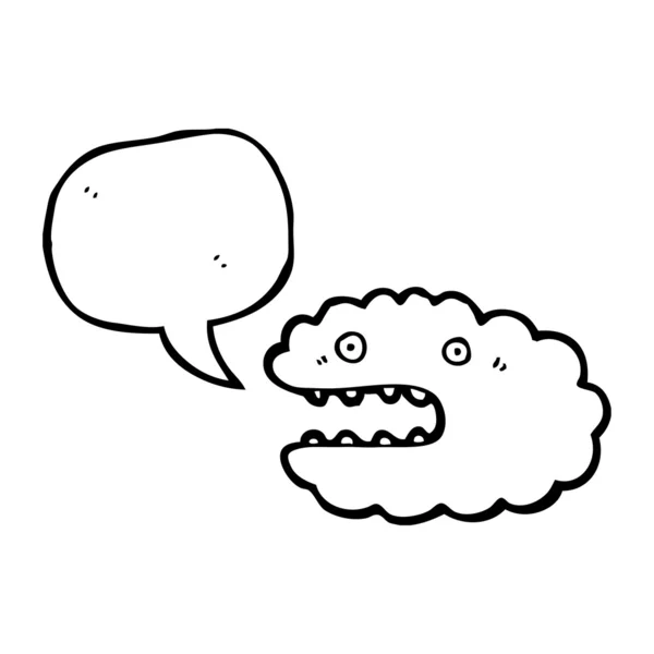 Talking cloud — Stock Vector