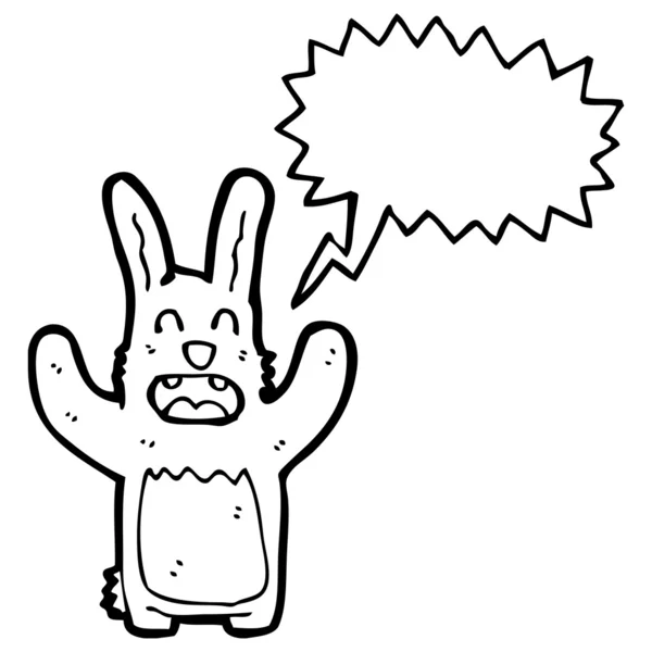 Божевільний кролик — стоковий вектор