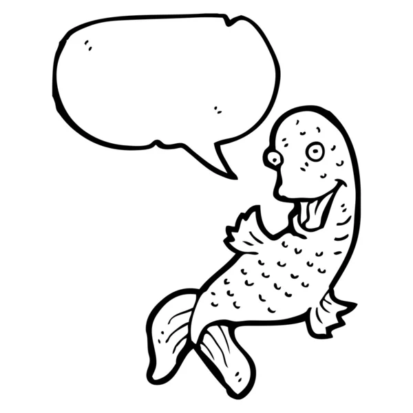 面白い魚 — ストックベクタ