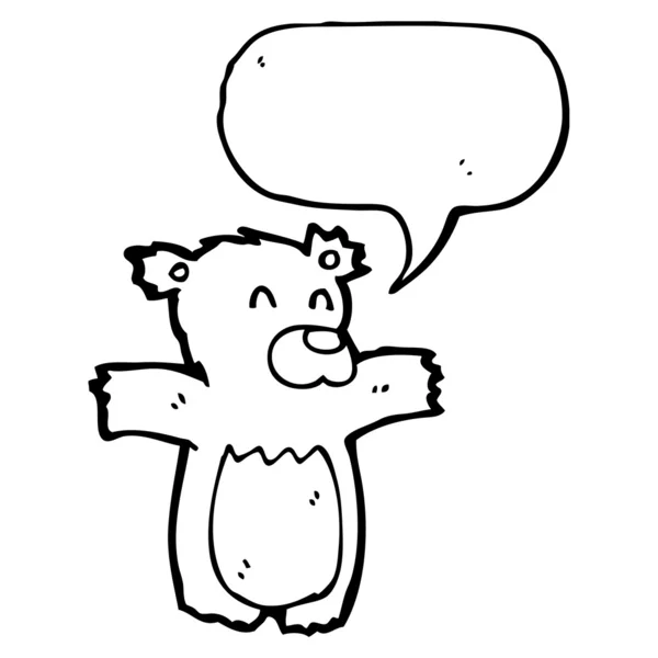 Roztomilý malý medvídek — Stockový vektor