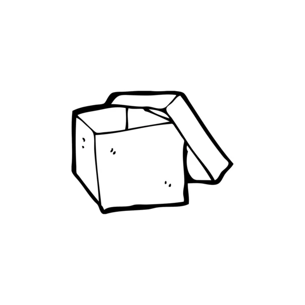 Tom låda — Stock vektor