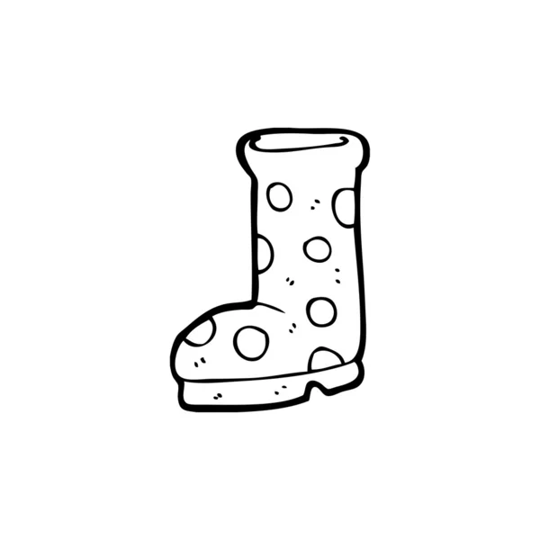 Wellington boot — Stock Vector
