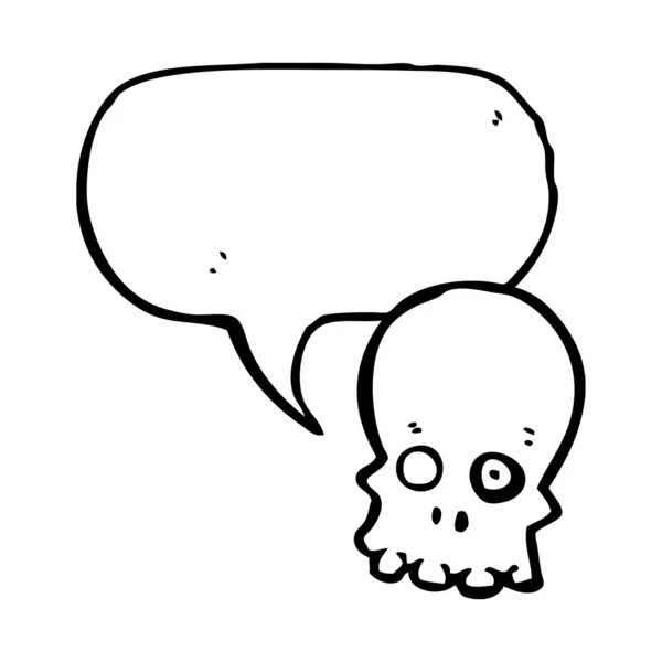 Gekke skull — Stockvector