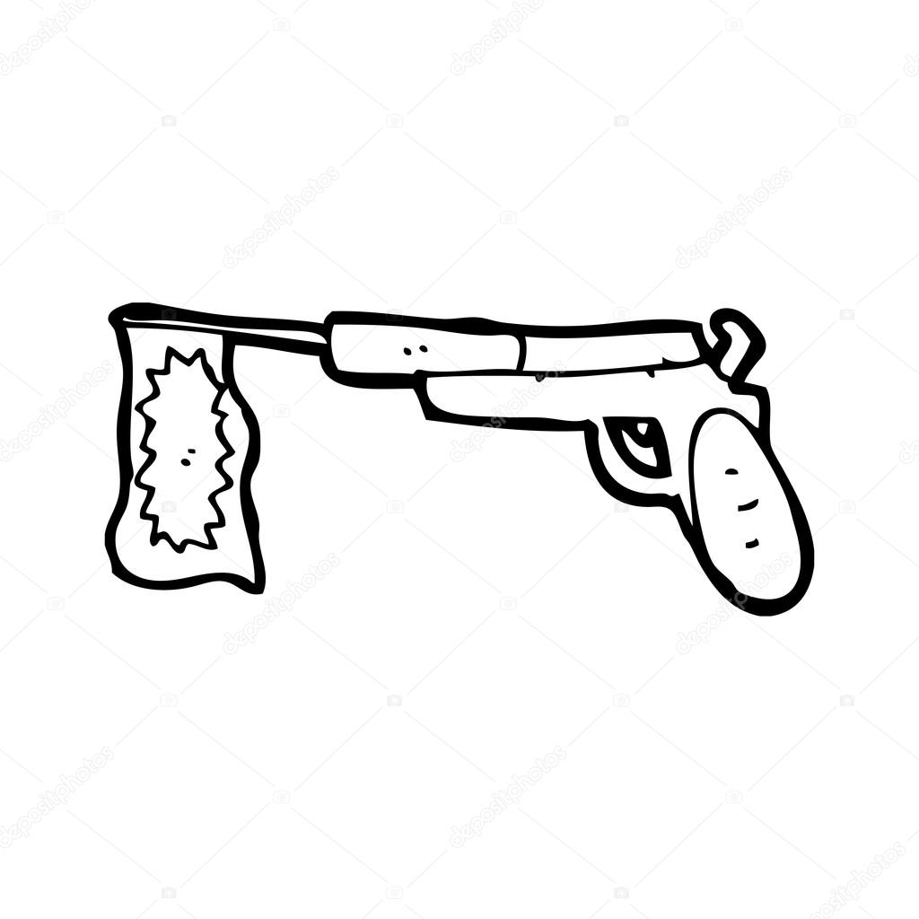 Nep Pistool Stockvector Lineartestpilot 20293727
