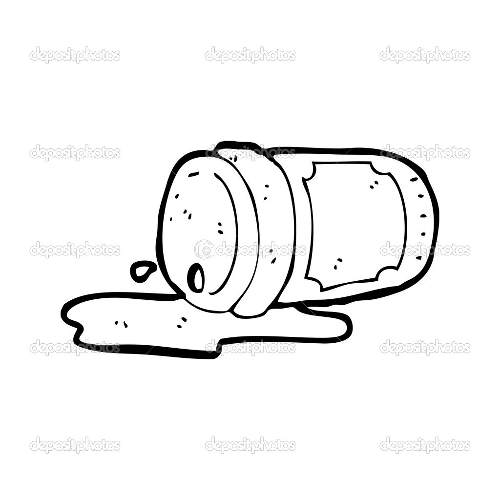 Spilled coffee — Stock Vector © lineartestpilot #20299209