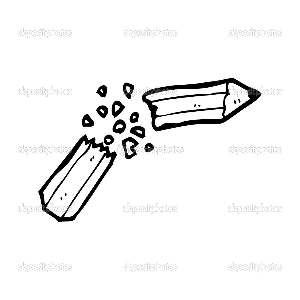 Broken pencil Stock Vector Image by ©lineartestpilot #20299575 Broken pencil Stock Vector Image by ©lineartestpilot #20299575