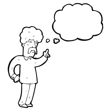 yetmişli bıyıklı adam