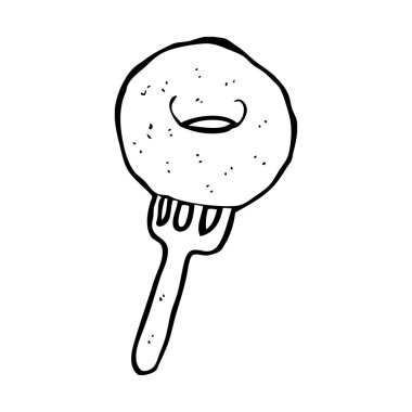 üzerine çatal çörek