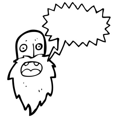 şok yaşlı adam yüz