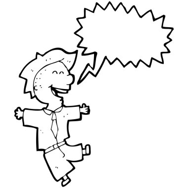 gülen çocuk gömlek ve kravat