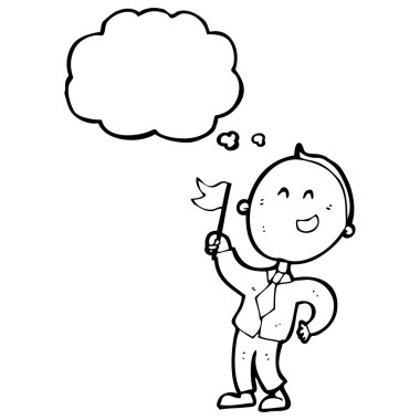 adam sallanan beyaz bayrak