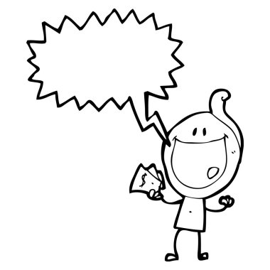 nakit ile mutlu bir adam