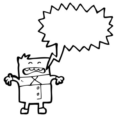 bağırarak işadamı