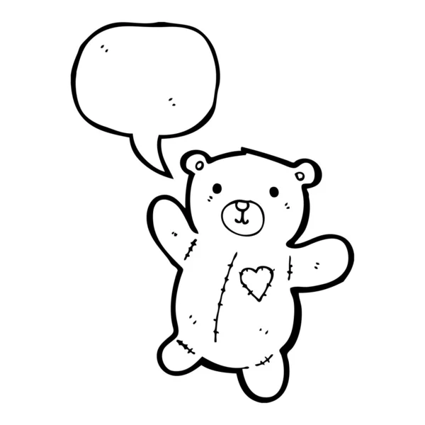 Cute teddy bear — Stock Vector