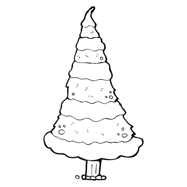 Arbre de Noël — Image vectorielle