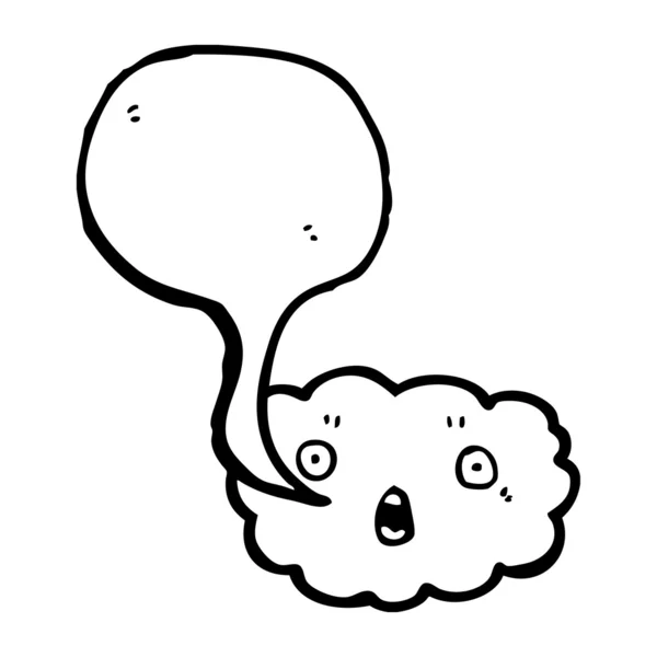 Funny cloud — Stock Vector