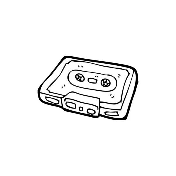 Retro kassett tejp — Stock vektor