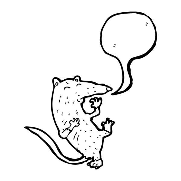 Råttan har hjärtattack — Stock vektor