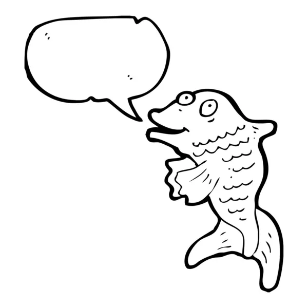 Šťastný ryb — Stockový vektor