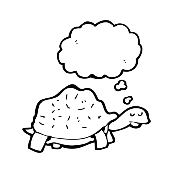 Langsame Schildkröte — Stockvektor