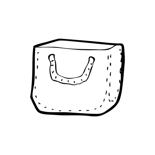 Hessian bag — Stock Vector