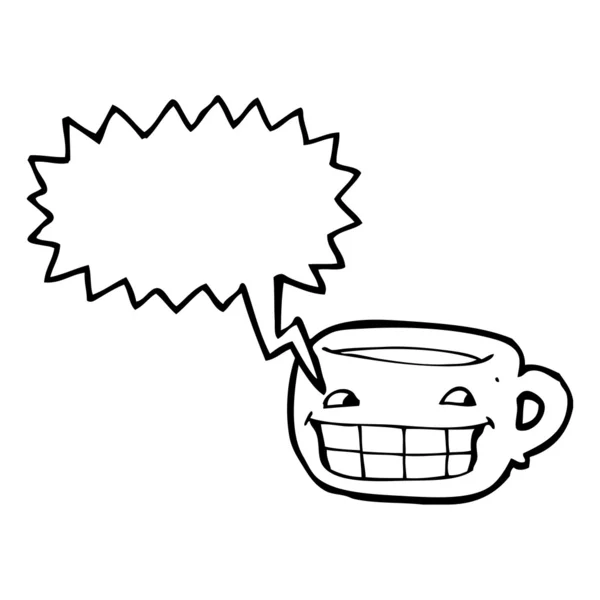 Mug parlant — Image vectorielle