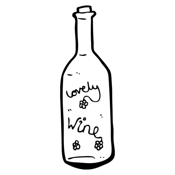 Vino encantador — Vector de stock