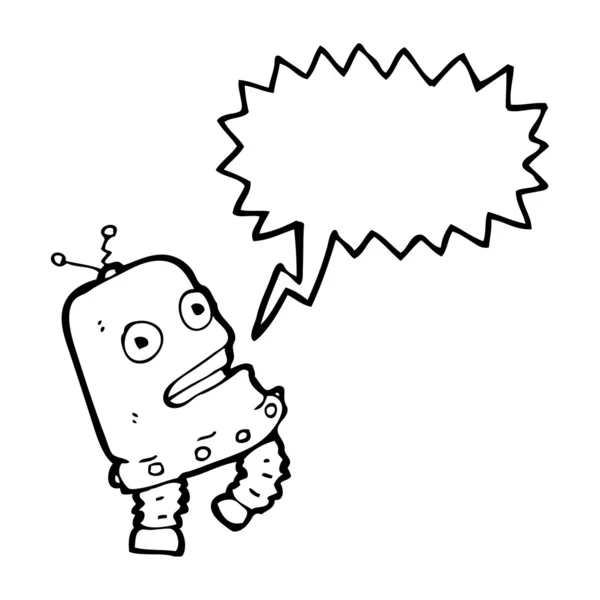 Malý robot — Stockový vektor