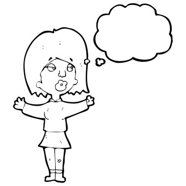 kadın bir seçim yapma