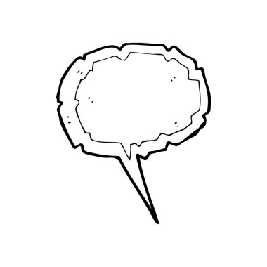 eski püskü konuşma balonu