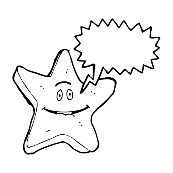 Étoile de mer kitsch — Image vectorielle