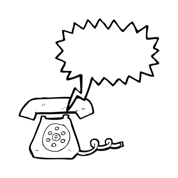 Téléphone sonnant — Image vectorielle
