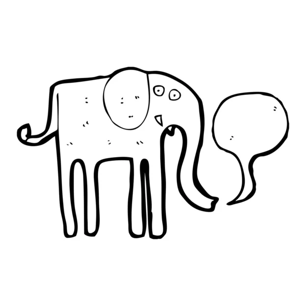 Éléphant — Image vectorielle