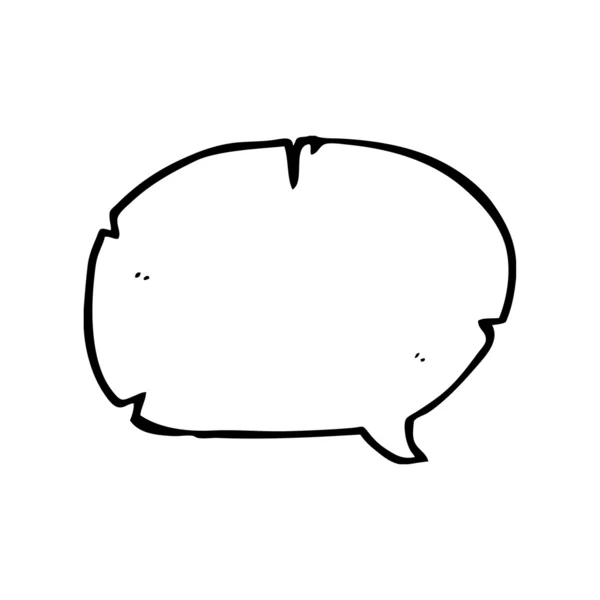 Vieille bulle de discours en lambeaux — Image vectorielle