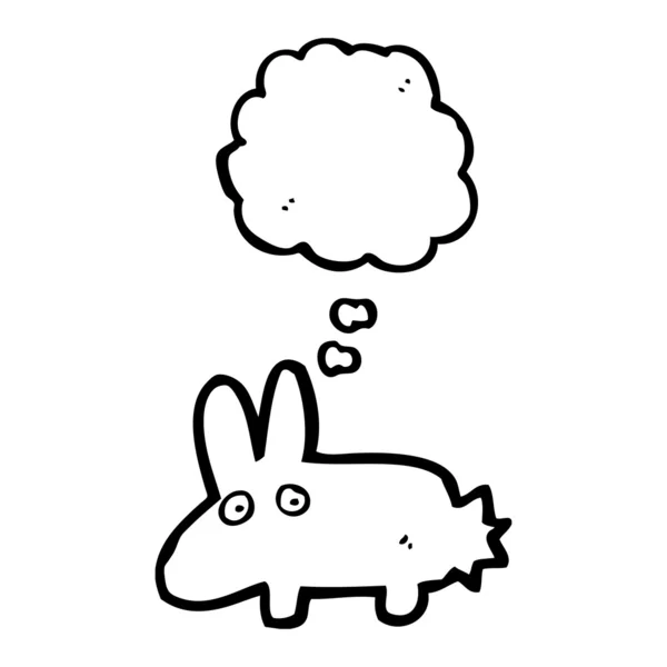 Lapin avec bulle de parole — Image vectorielle