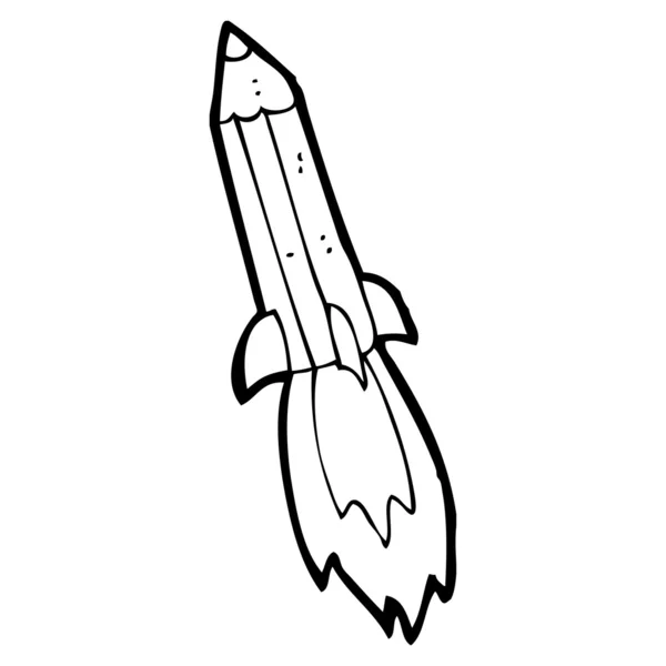 Kalem roketi — Stok Vektör