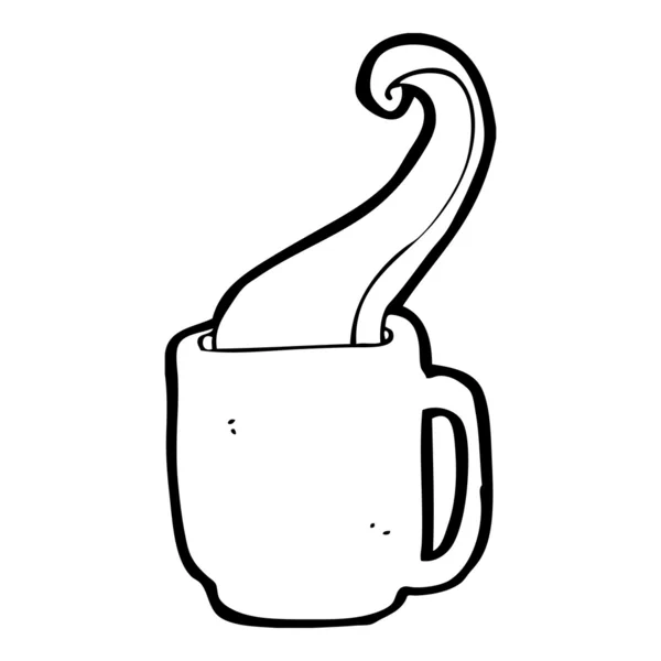 Πλοκάμι καφέ — Διανυσματικό Αρχείο