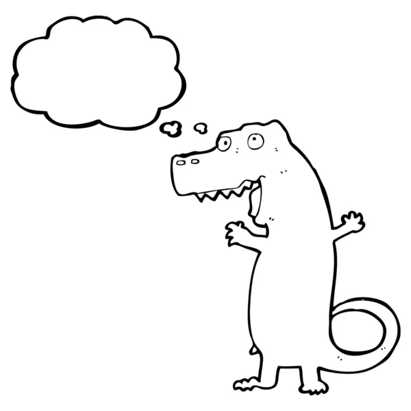 Çılgın dinozor — Stok Vektör