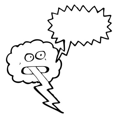 tükürme şimşek bulut