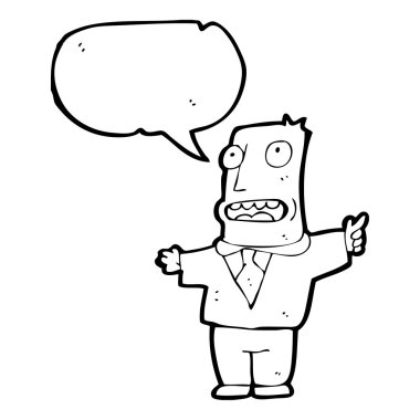 fikri olan orta yaşlı adam