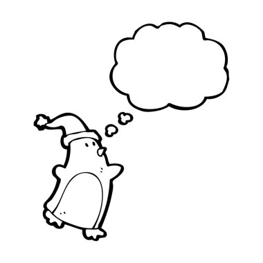 Robin giyen Noel Baba şapkası