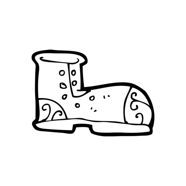 Bota vieja — Vector de stock