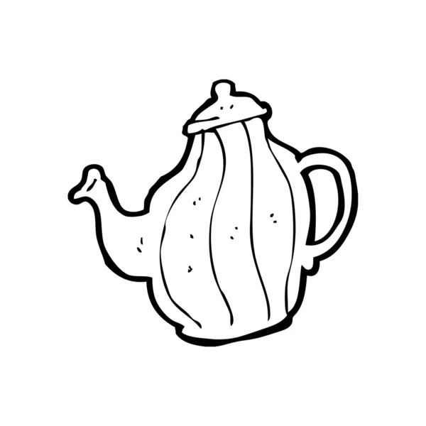 Theepot — Stockvector