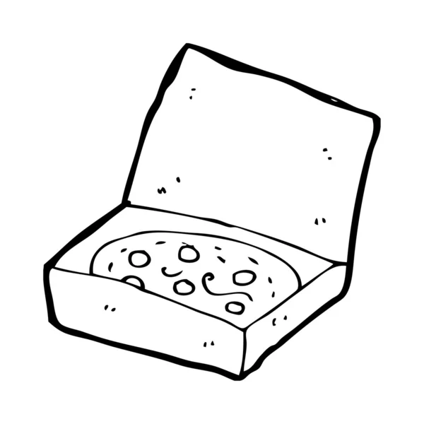 Pizza en caja — Archivo Imágenes Vectoriales