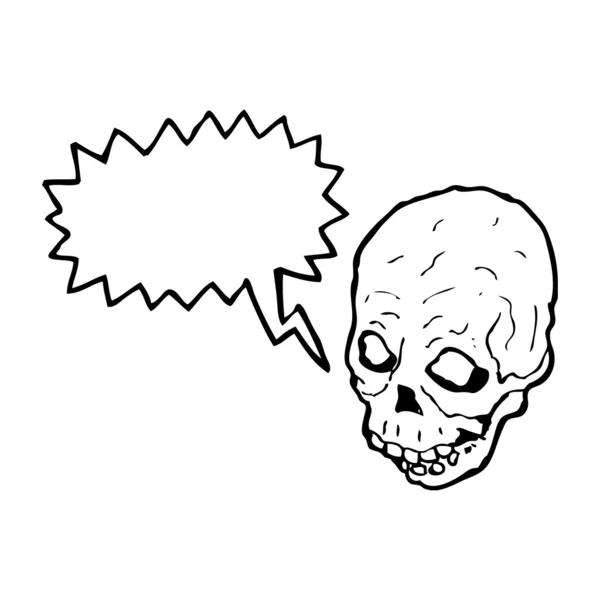 Жуткий череп — стоковый вектор