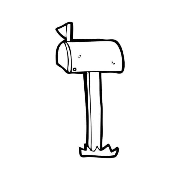 Ancienne boîte aux lettres — Image vectorielle