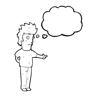 işaret ve bakıyorsun adam